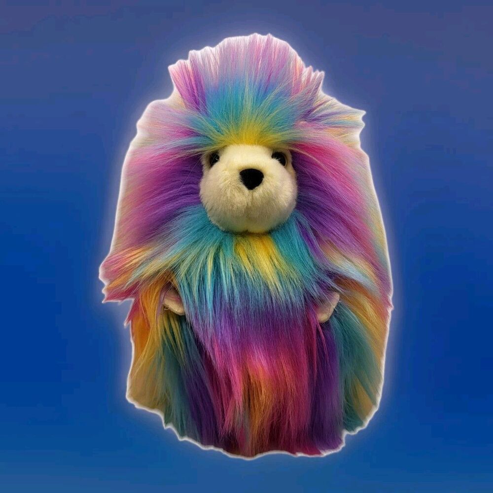 Douglas Cuddle Toys Hedgehog Fuzzle Rainbow 2019 Plush Stuffed Animal 10”